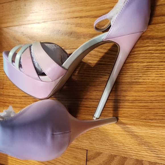 High 6" Stilleto Heel Pastel Ombre 10 NEW - Picture 6 of 7